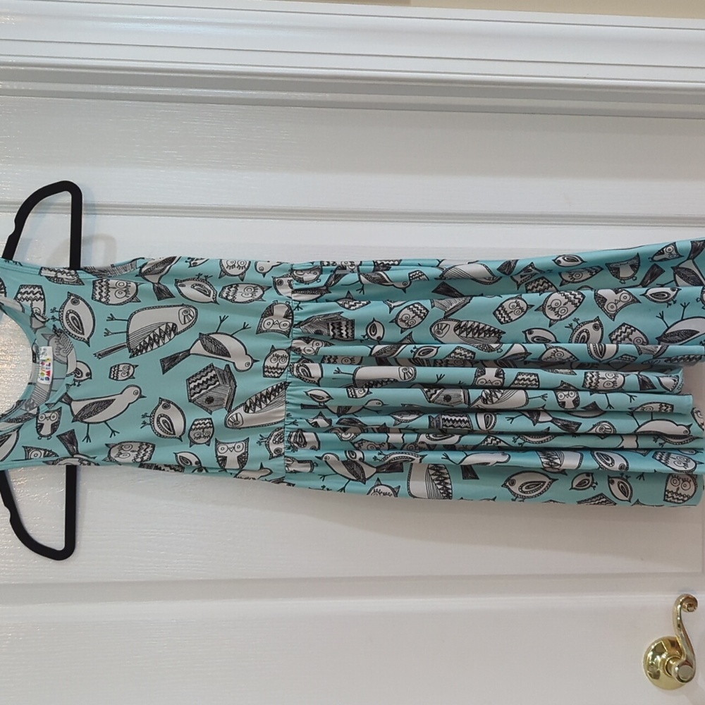 DOT DOT SMILE 8/10 OWL TANK DRESS